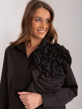 Classic Black Cotton Shirt