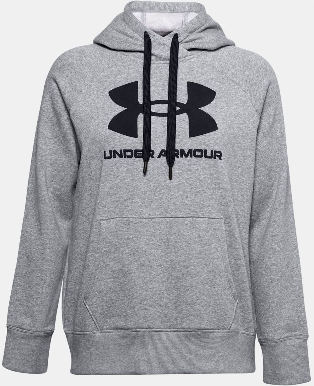 Mikina Under Armour Rival Fleece Logo Hoodie - šedá