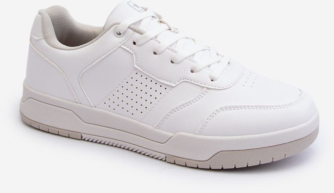 Men's sneakers made of white Radikalle eco leather