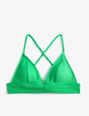Koton Bikini tops Bralette crossovery pokryté textúrou