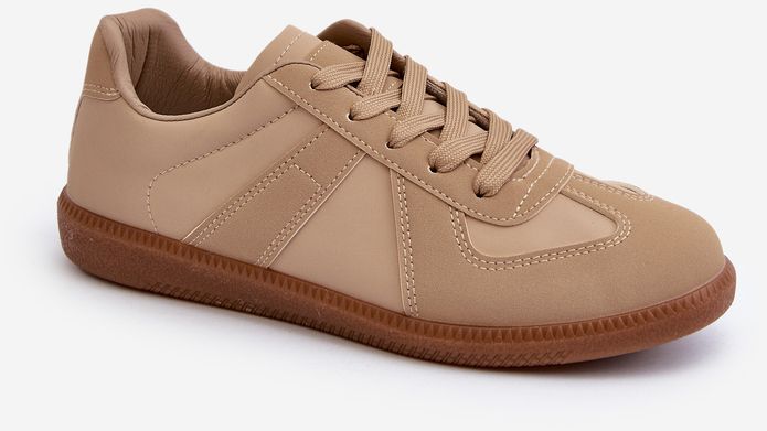 Women's Low-Top Sneakers Beige Braidn