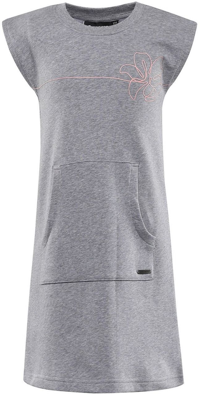 Children's dress ALPINE PRO HUDERO smoked pearl