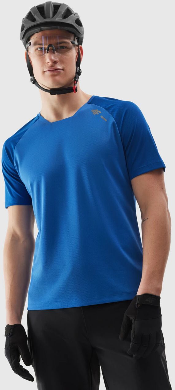 Men's Quick-Drying Cycling T-Shirt 4F - Cobalt