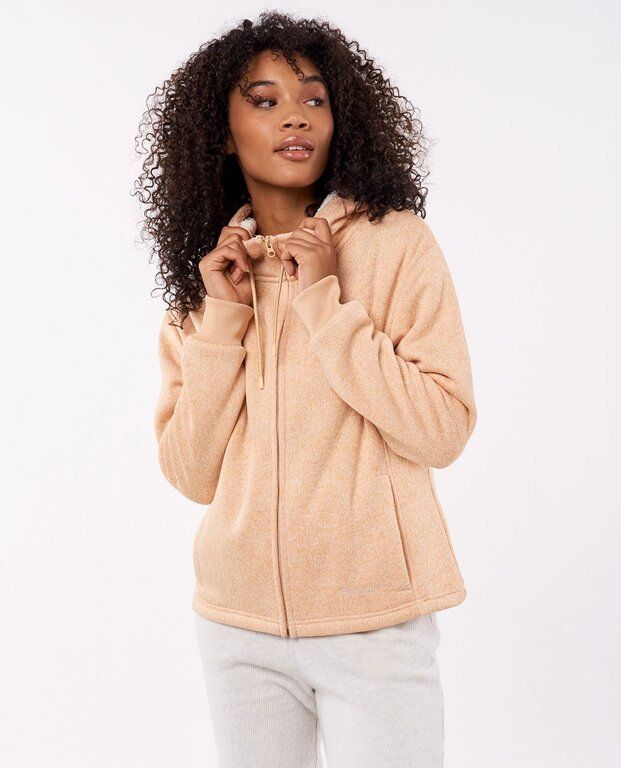 Rip Curl Hoodie HEATHER POLAR ZIP HOOD Sand