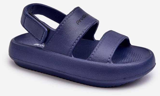 ProWater Navy Blue Lightweight Velcro Foam Sandals