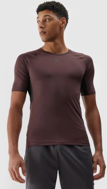 Men's Sports Quick-Drying T-Shirt 4F - Brown