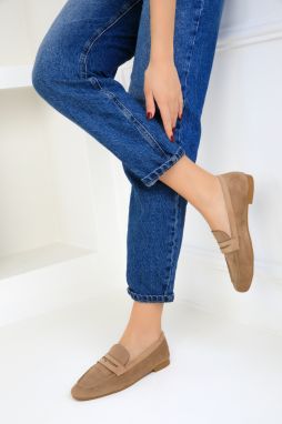 Soho Mink Women's Suede Flats 18931