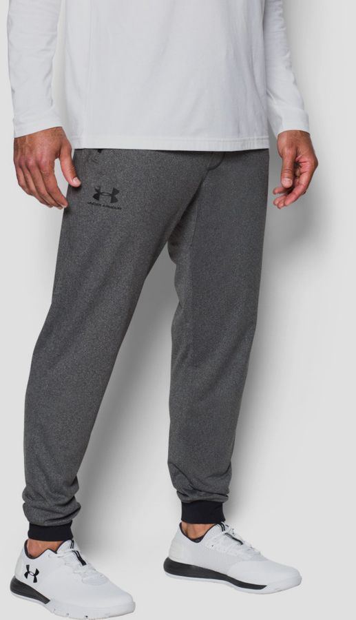 Tmavosivé športové tepláky Under Armour SPORTSTYLE TRICOT JOGGER