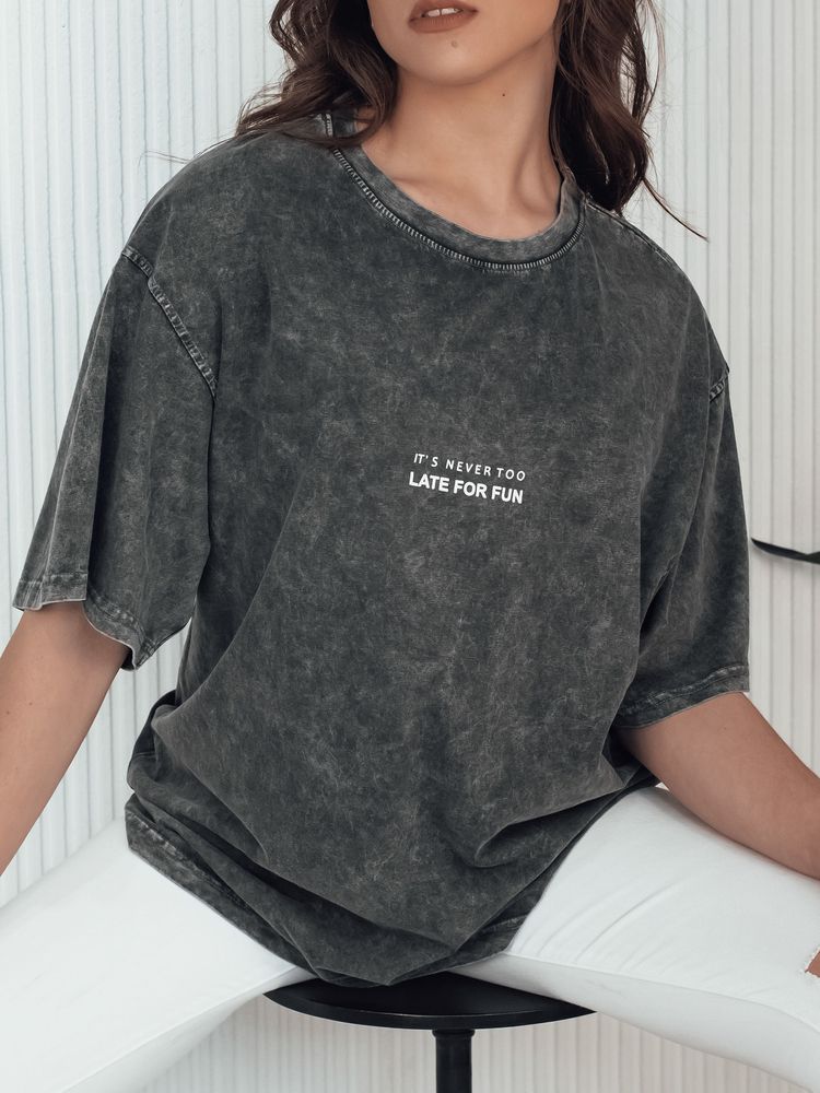 KASEKEN women's T-shirt graphite Dstreet