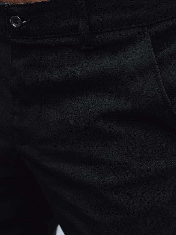 Men's Casual Trousers Black Dstreet