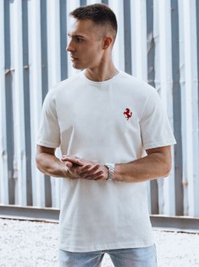 Men's ecru T-shirt Dstreet
