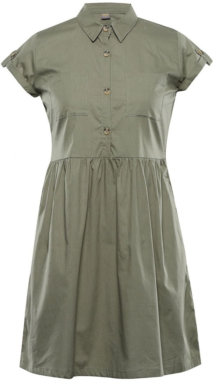 Women's dress nax NAX VASEHA olivine