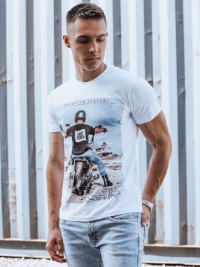Dstreet White Men's T-Shirt