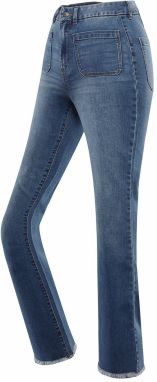 Women's high-waisted jeans nax NAX DAWEA dk.metal blue