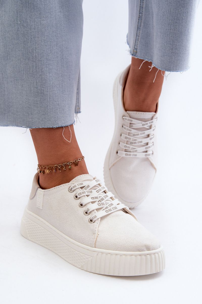Women's sneakers MEMORY FOAM SYSTEM BIG STAR White