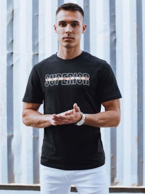 Men's T-shirt with black Dstreet print