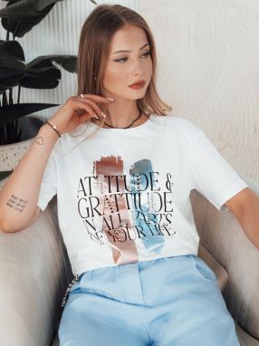 MISTAL Women's T-Shirt White Dstreet