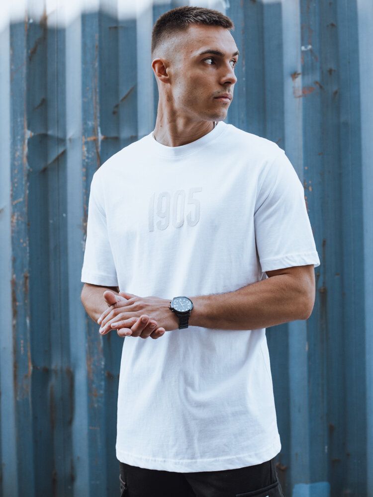 Men's T-shirt with white Dstreet print