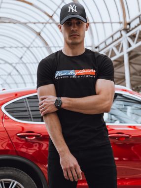 Men's Black T-Shirt Dstreet