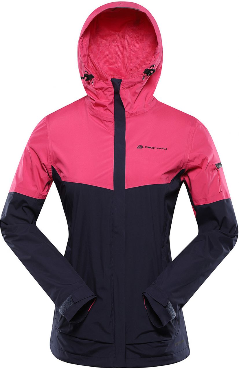 Women's jacket with ptx membrane ALPINE PRO NOREMA cabaret