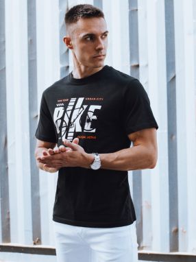 Men's T-shirt with black Dstreet print