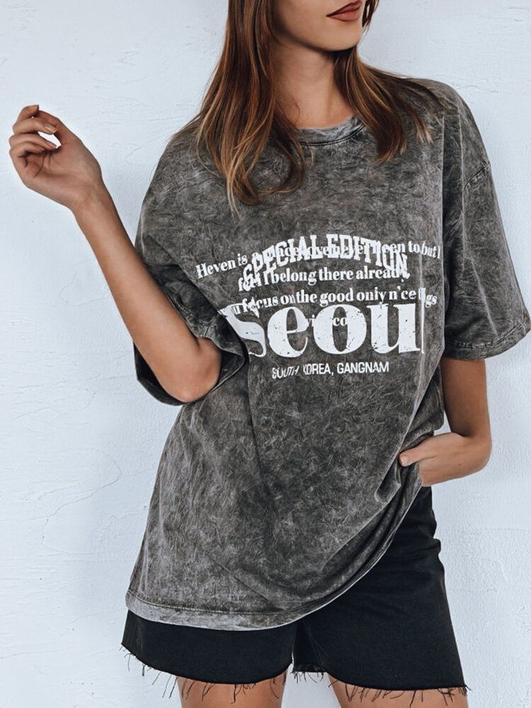 MIZGAS Women's T-Shirt Graphite Dstreet