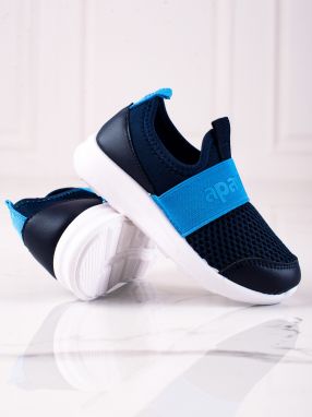 Detské tenisky Shelvt Navy blue