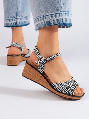 Comfortable women's wedge sandals by Sergio Leone