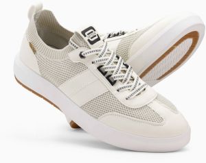 Ombre Men's slip-on structured fabric sneakers - sand