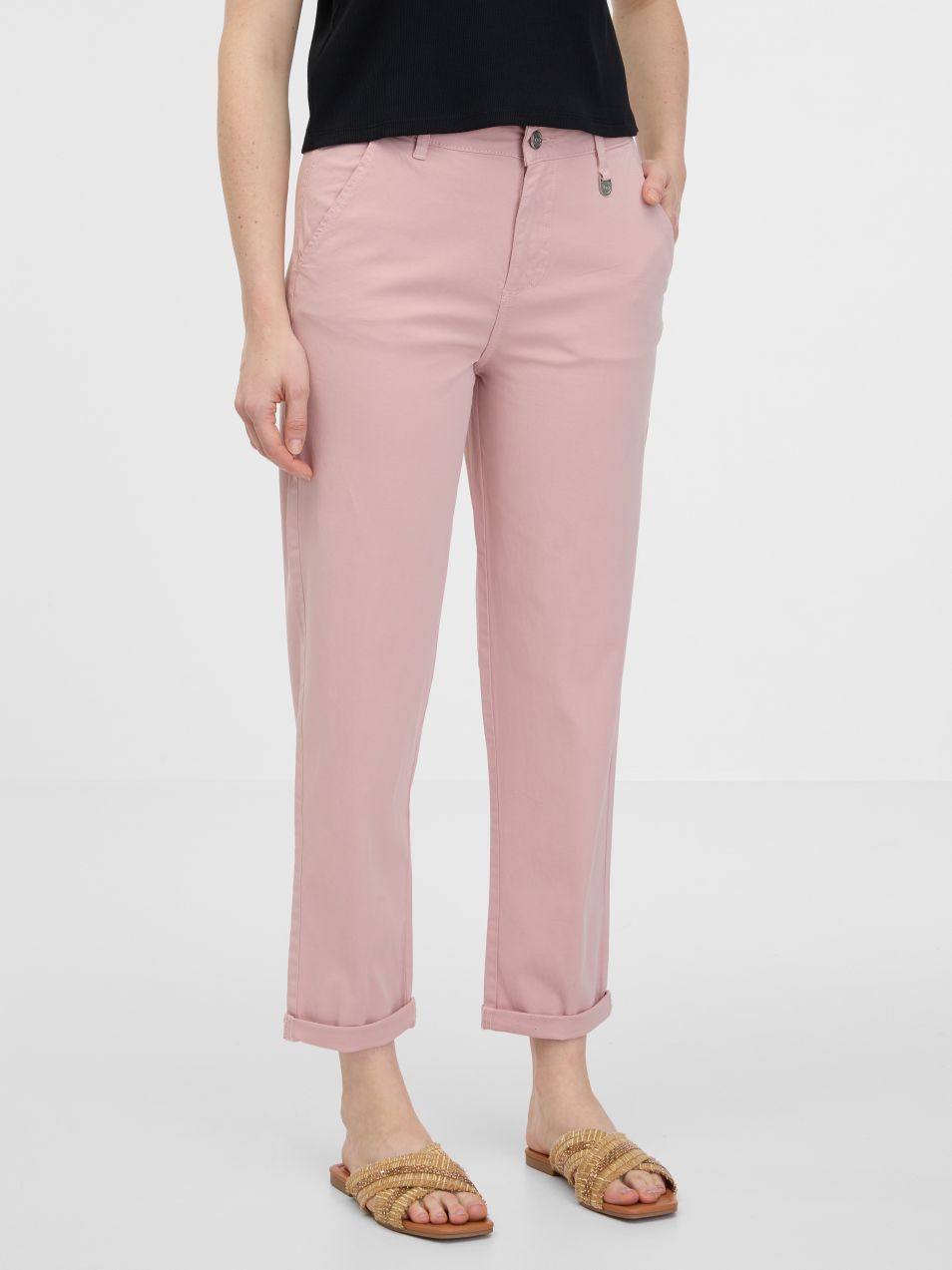 Orsay Light Pink Ladies Pants - Women