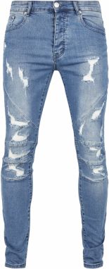 Men's Paneled Jeans Blue