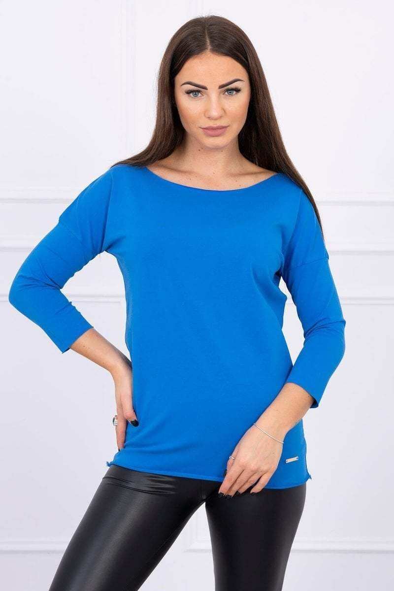Blouse Casual purplish blue
