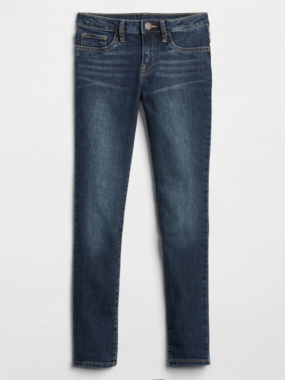 Džínsy GAP Skinny Modrá