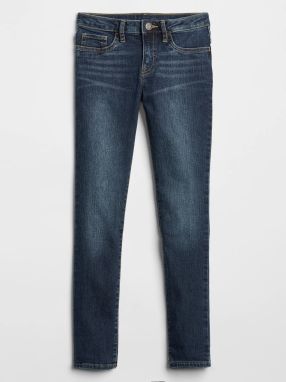 Džínsy GAP Skinny Modrá