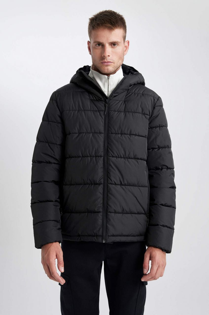 DEFACTO Waterproof Regular Fit Hooded Puffer Jacket