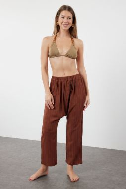 Trendyol Brown Woven Shalwar Trousers