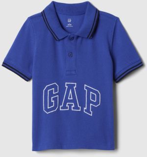 Tmavomodré chlapčenské polo tričko s logom GAP