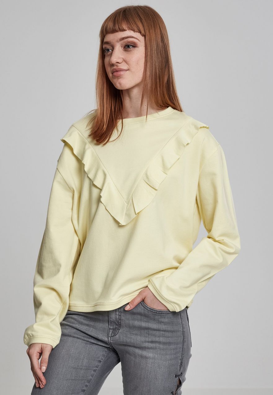 Women's Terry Volant Crew powder yellow