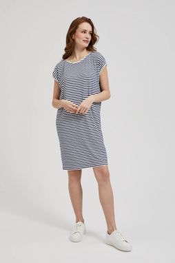 Women's Leisure Dress MOODO - Blue/White