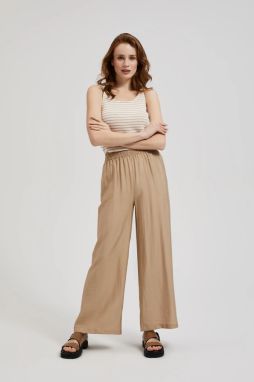 Women's summer trousers MOODO - cofee
