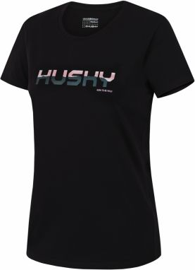 Women's cotton T-shirt HUSKY Tee Wild L black
