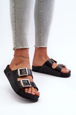 Women's smooth slides ZAXY black