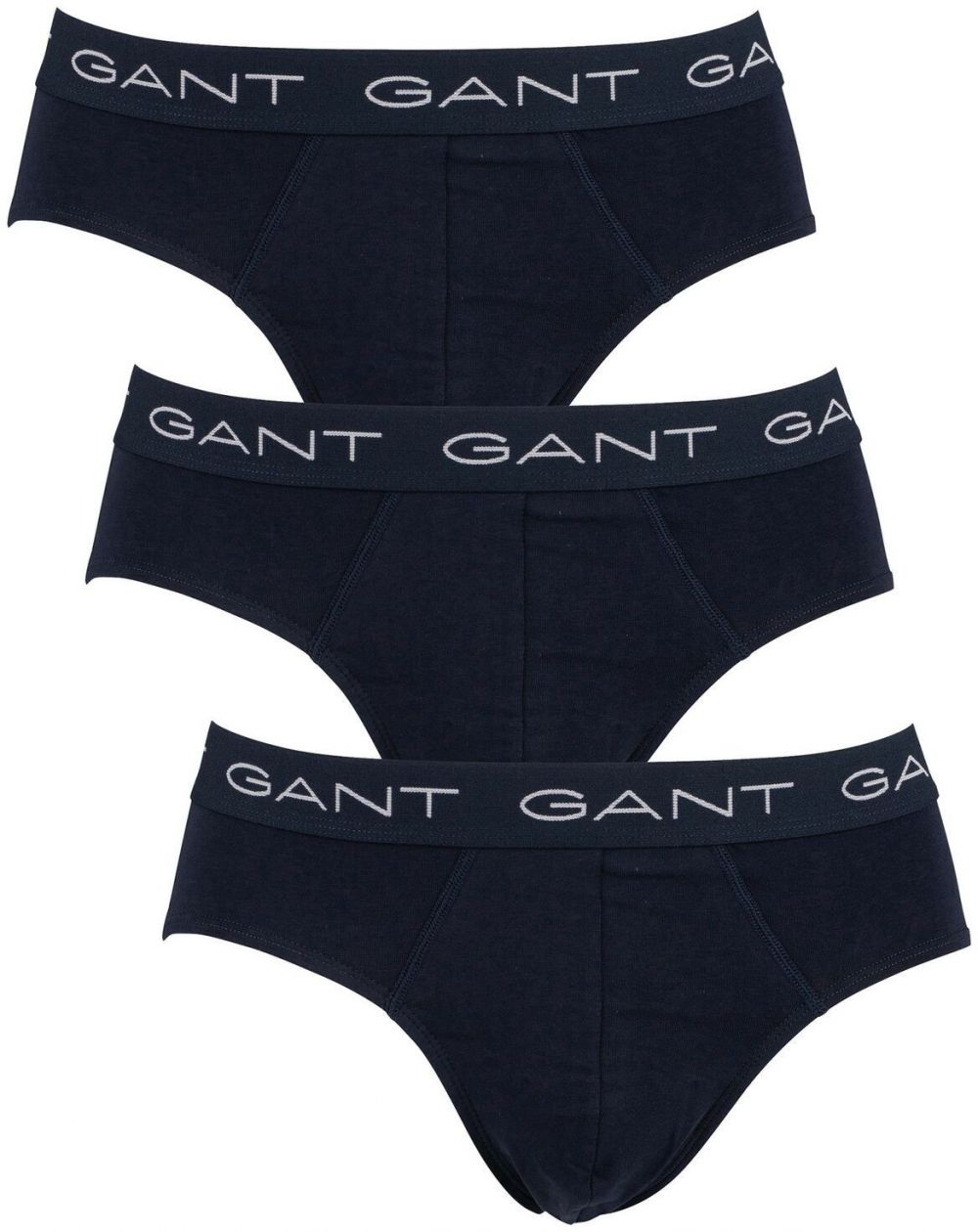 3PACK men's briefs Gant black