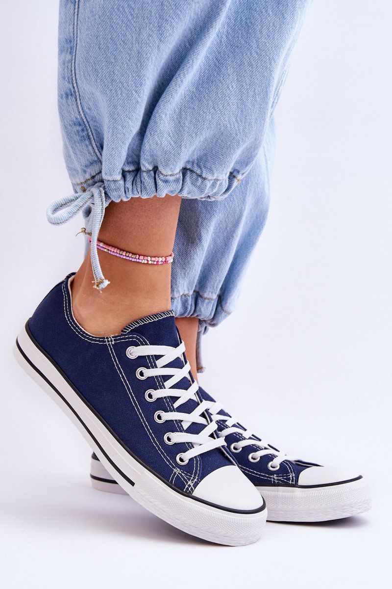 Classic Low Women's Sneakers Navy Blue Vegas
