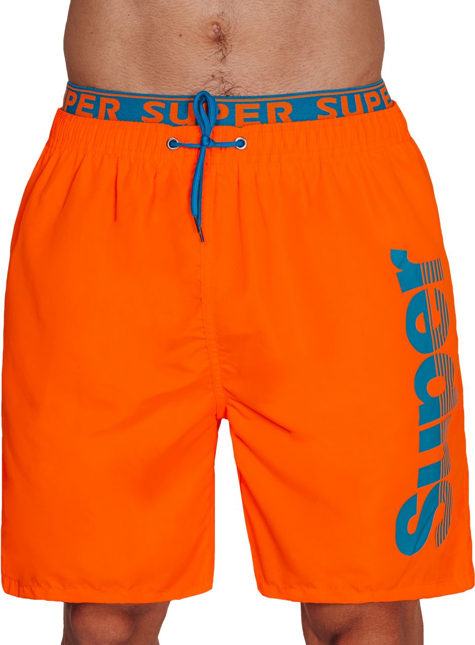 Orange men's Dstreet shorts