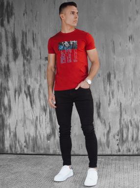 Men's Red T-Shirt Dstreet