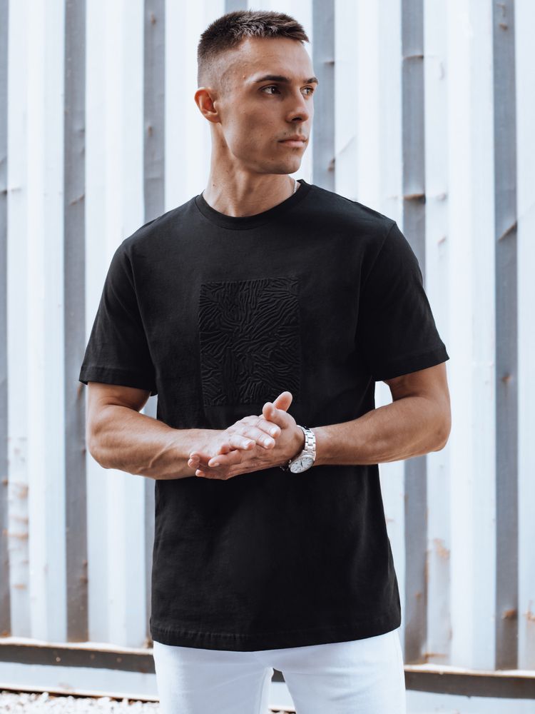 Men's Black T-Shirt Dstreet