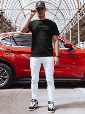 Men's T-shirt with black Dstreet print
