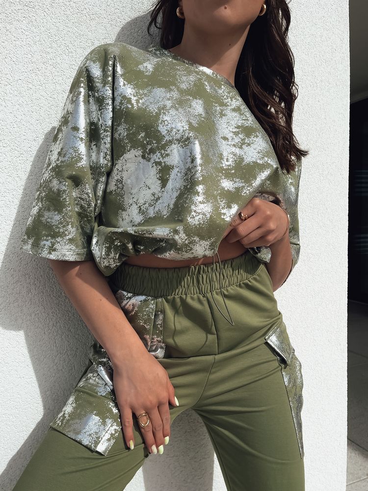 BIRWEKI khaki women's Dstreet set