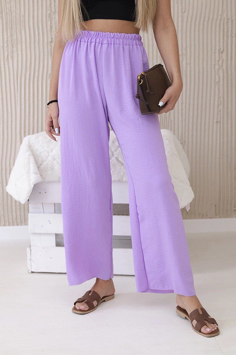 Wide legs purple